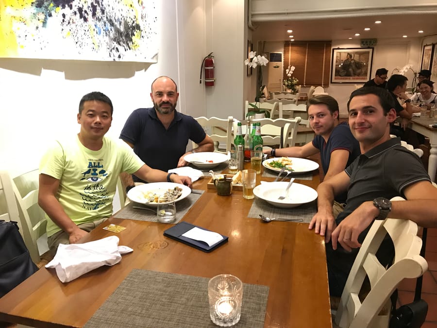 Danny Xu, Founder & CEO of DOING SHOES, meeting international footwear buyers